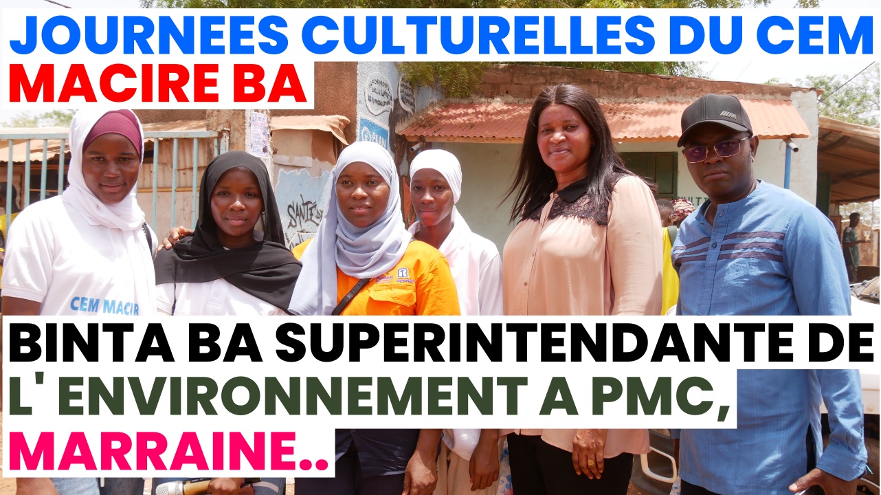 Journées culturelles du CEM Maciré Bà de Kédougou, Binta Bâ superintendante de l’environnement à PMC, marraine