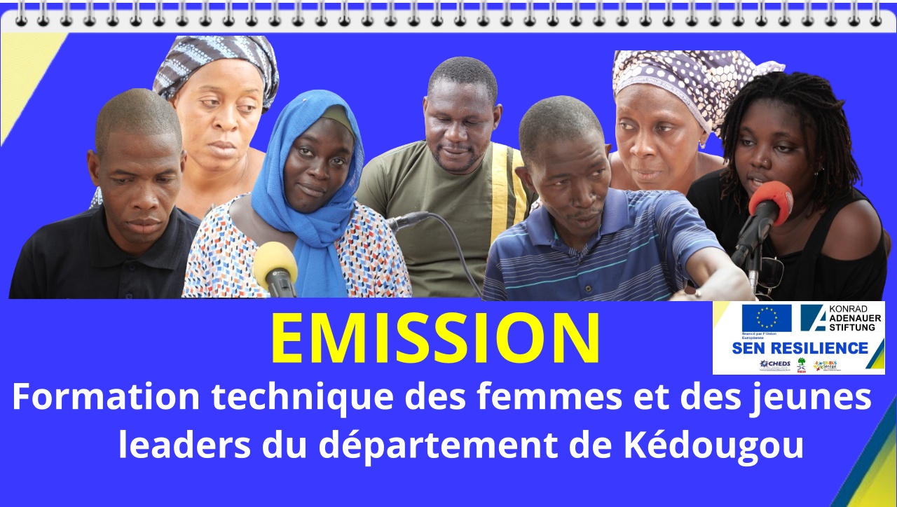 Formation technique des jeunes et des femmes leaders de Kédougou